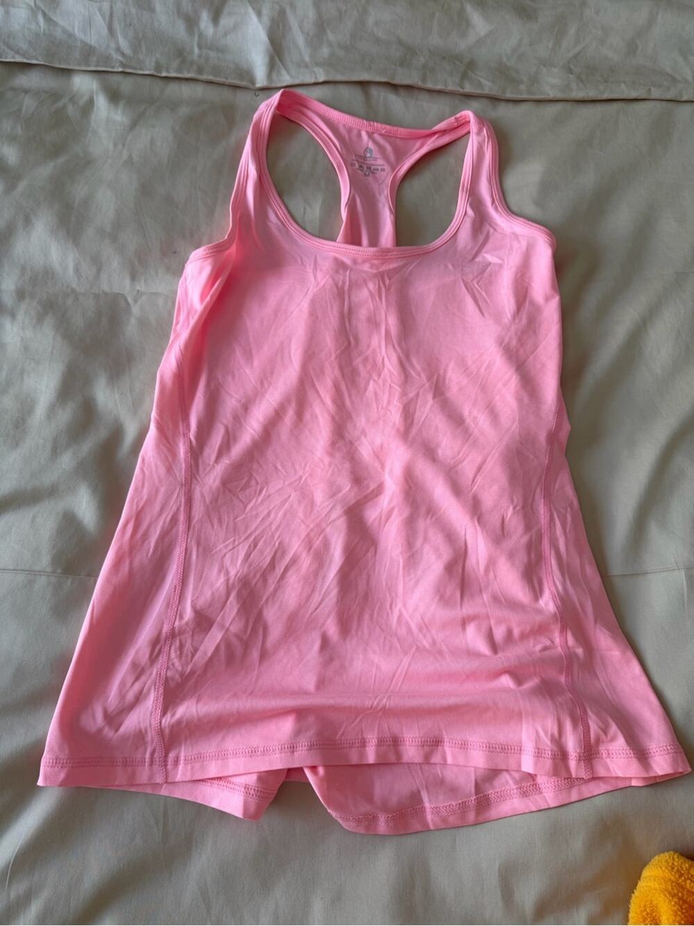 🗽Icyzone Neon Pink Racerback Workout Tank